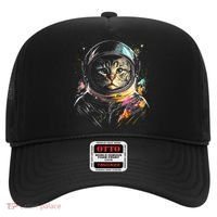 Cosmic Cat Space Astrocat In The Galaxy Graphic Hat thumb 0