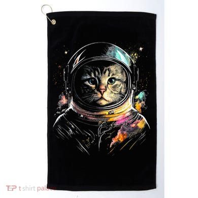 Cosmic Cat Space Astrocat In The Galaxy Graphic Golf Towel