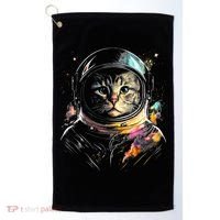 Cosmic Cat Space Astrocat In The Galaxy Graphic Golf Towel thumb 0