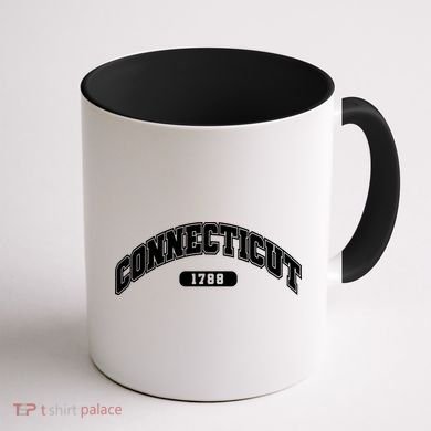 Connecticut Collegiate Style 1788 Coffee Mug back