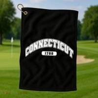 Connecticut Collegiate Style 1788 Golf Towel thumb 1