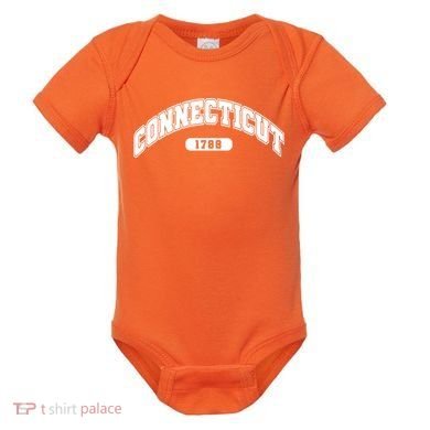 Connecticut Collegiate Style 1788 Baby Bodysuit