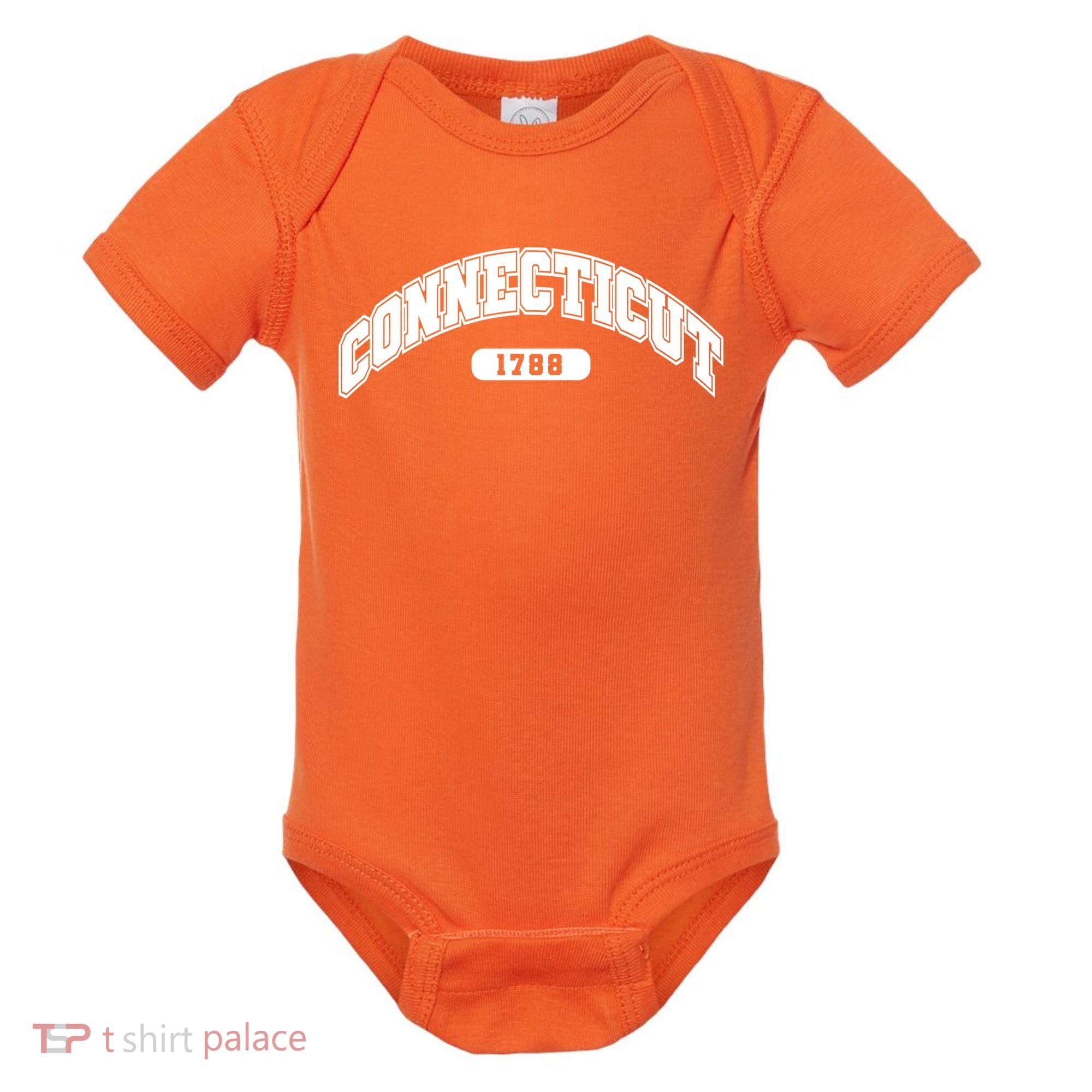 Connecticut Collegiate Style 1788 Baby Bodysuit