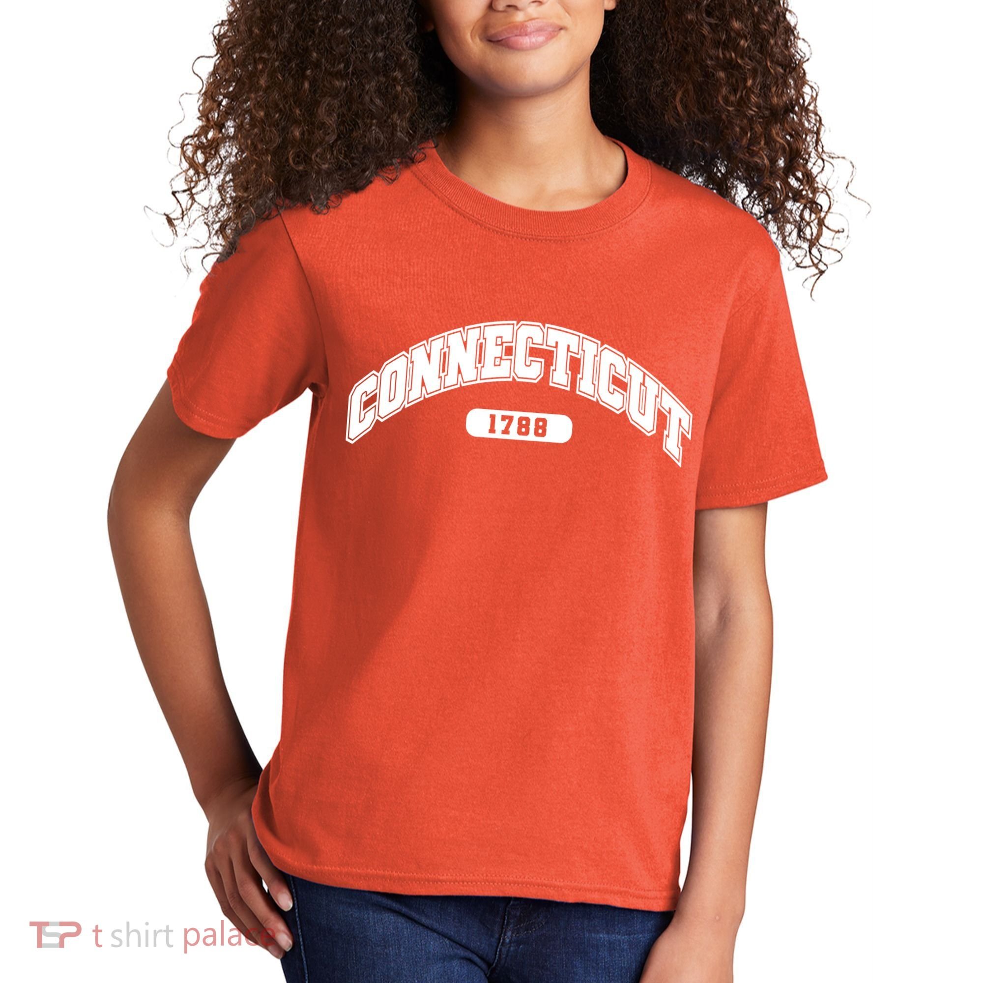 Connecticut Collegiate Style 1788 Kids T-Shirt