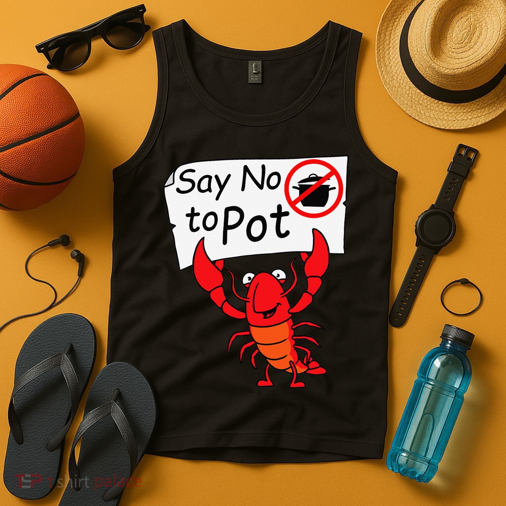 Crawfish Crayfish Say No To Pot Crawfish Boil Tank Top