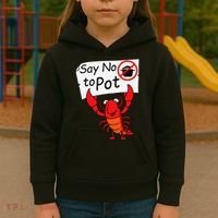 Crawfish Crayfish Say No To Pot Crawfish Boil Kids Hoodie thumb 3