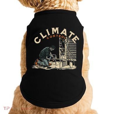 Climate Control Skeleton Hvac Technician Pride Doggie Tank