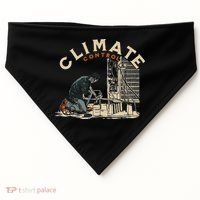 Climate Control Skeleton Hvac Technician Pride USA-Made Doggie Bandana thumb 0