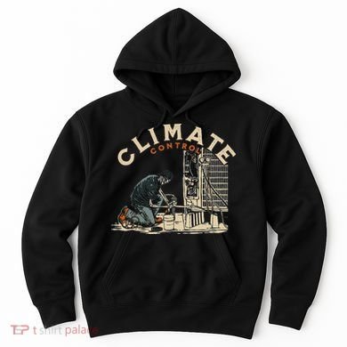 Climate Control Skeleton Hvac Technician Pride Hoodie