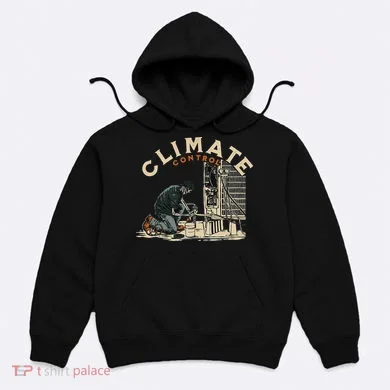 Climate Control Skeleton Hvac Technician Pride Hoodie