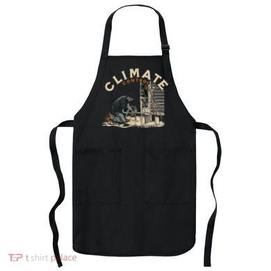 Climate Control Skeleton Hvac Technician Pride Apron