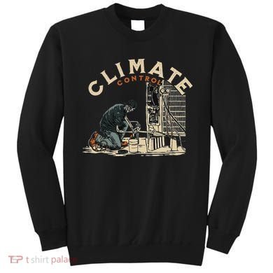 Climate Control Skeleton Hvac Technician Pride Sweatshirt