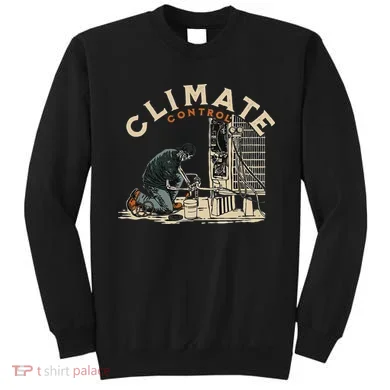 Climate Control Skeleton Hvac Technician Pride Sweatshirt