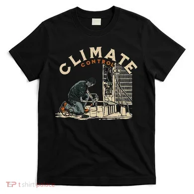 Climate Control Skeleton Hvac Technician Pride T-Shirt