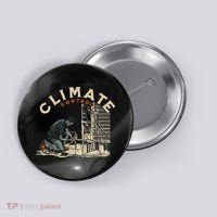 Climate Control Skeleton Hvac Technician Pride Button thumb 0