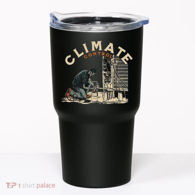 Climate Control Skeleton Hvac Technician Pride Tumbler