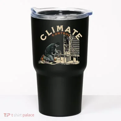 Climate Control Skeleton Hvac Technician Pride Tumbler