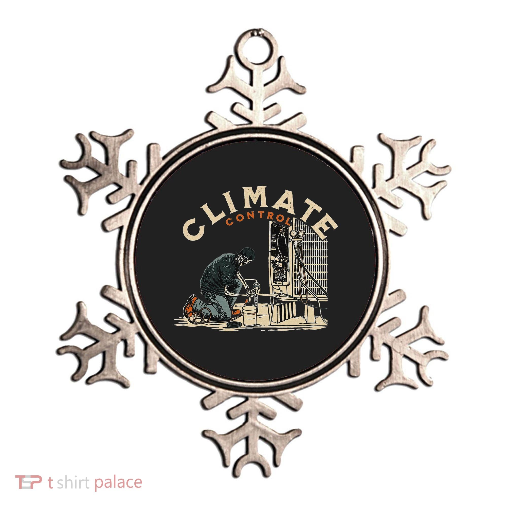 Climate Control Skeleton Hvac Technician Pride Ornament