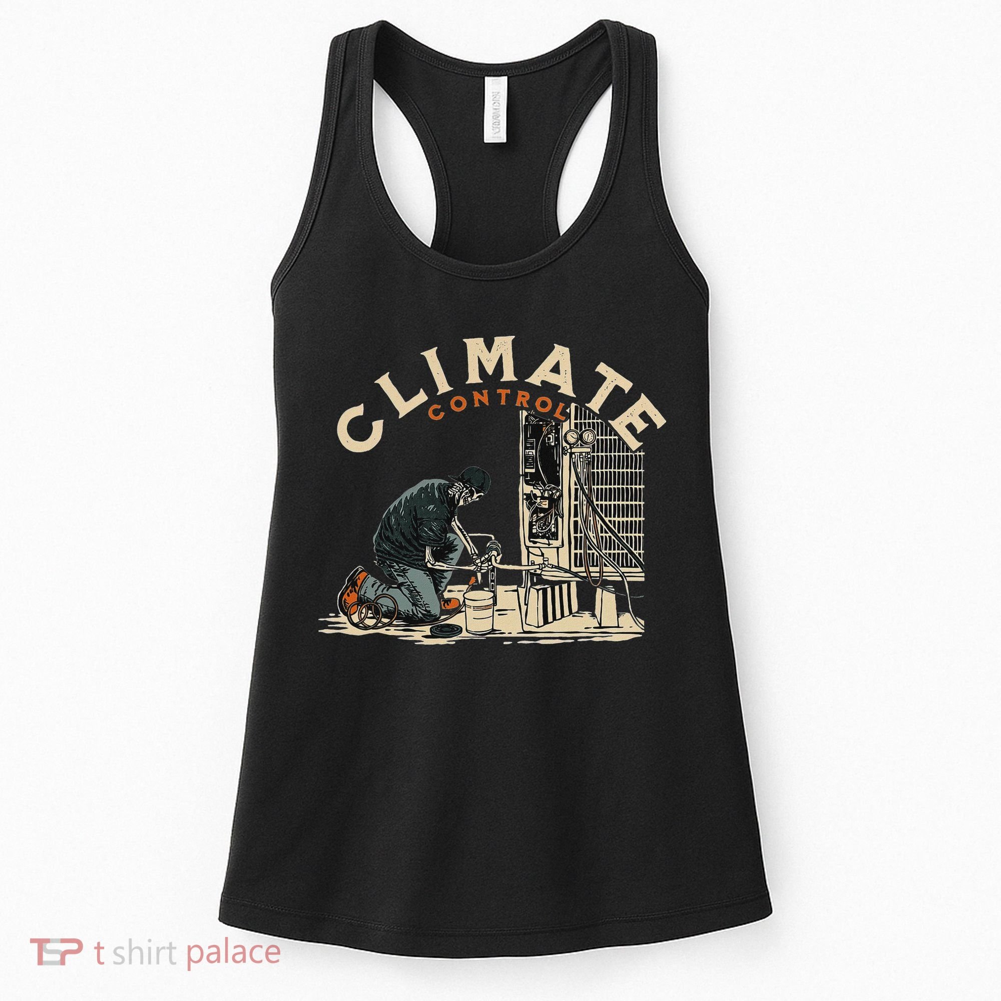Climate Control Skeleton Hvac Technician Pride Women's Tank Top