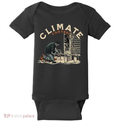 Climate Control Skeleton Hvac Technician Pride Baby Bodysuit