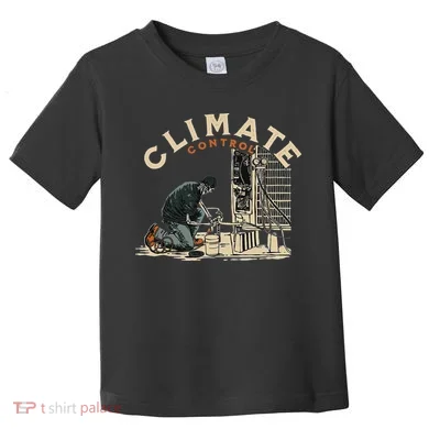 Climate Control Skeleton Hvac Technician Pride Toddler T-Shirt