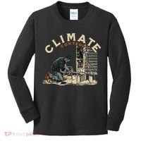 Climate Control Skeleton Hvac Technician Pride Kids Long Sleeve Shirt thumb 0