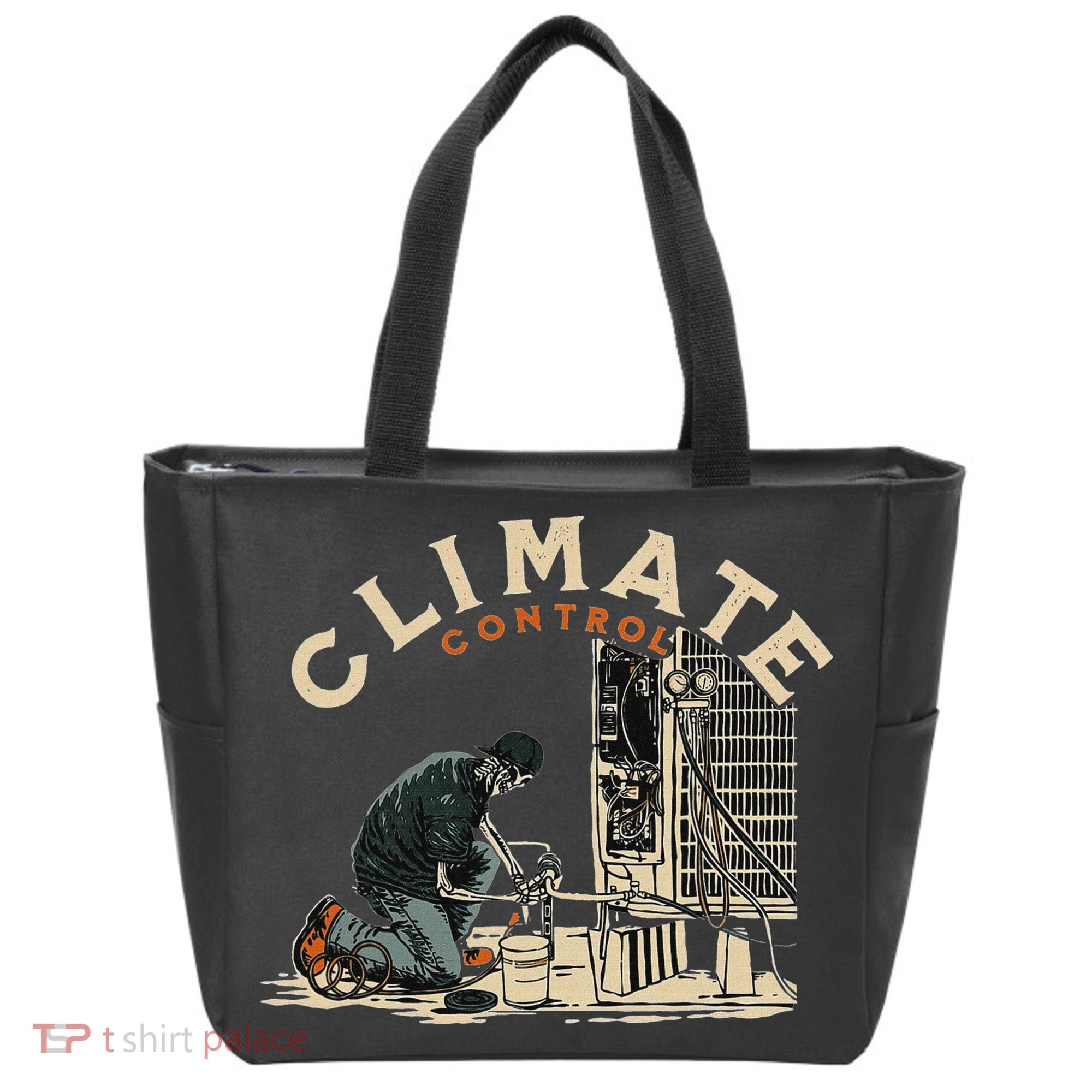 Climate Control Skeleton Hvac Technician Pride Tote Bag