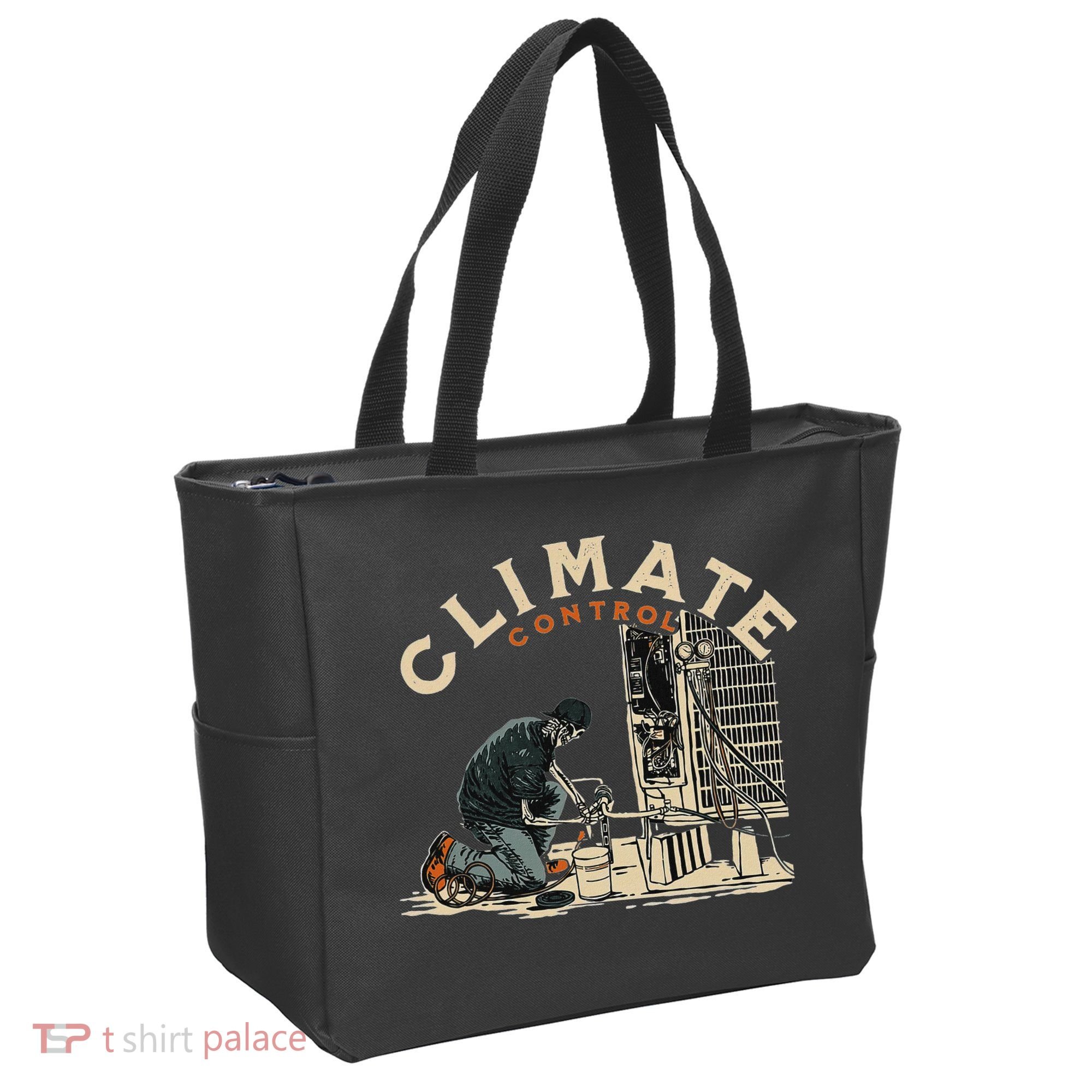 Climate Control Skeleton Hvac Technician Pride Tote Bag