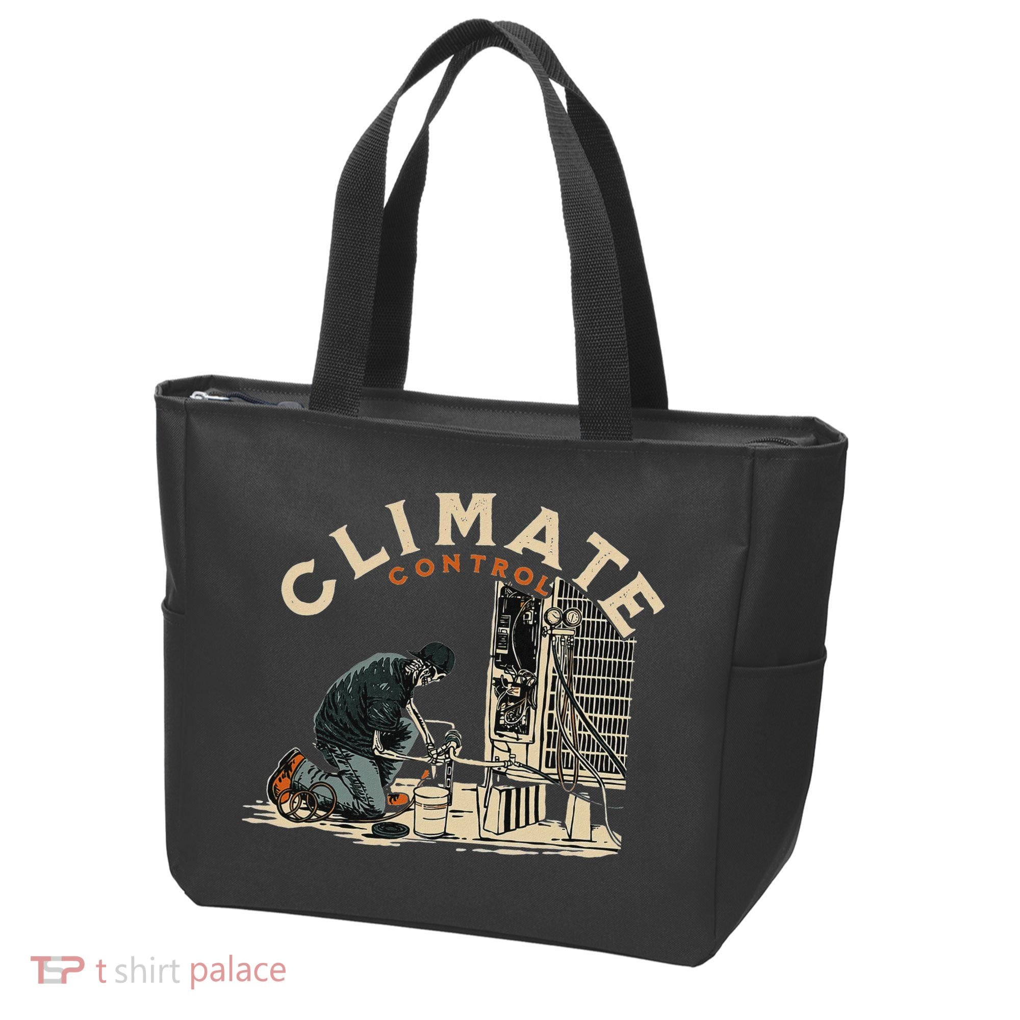 Climate Control Skeleton Hvac Technician Pride Tote Bag