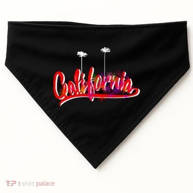 Cool California Script Logo USA-Made Doggie Bandana