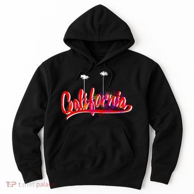 Cool California Script Logo Hoodie