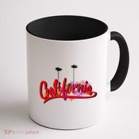 Cool California Script Logo Coffee Mug thumb 1