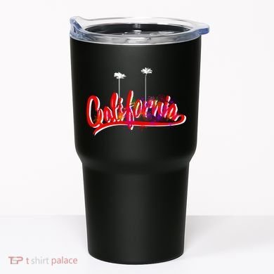 Cool California Script Logo Tumbler