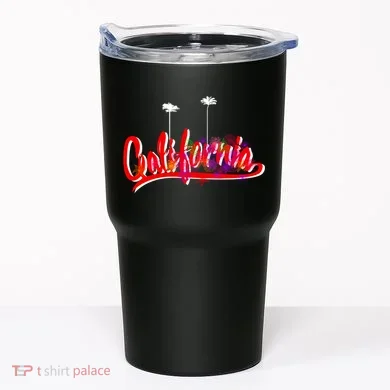 Cool California Script Logo Tumbler