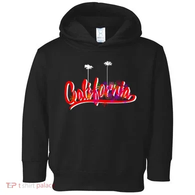Cool California Script Logo Toddler Hoodie