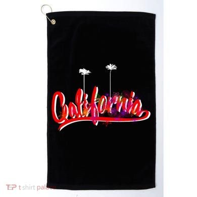 Cool California Script Logo Golf Towel