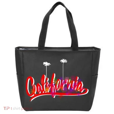 Cool California Script Logo Tote Bag
