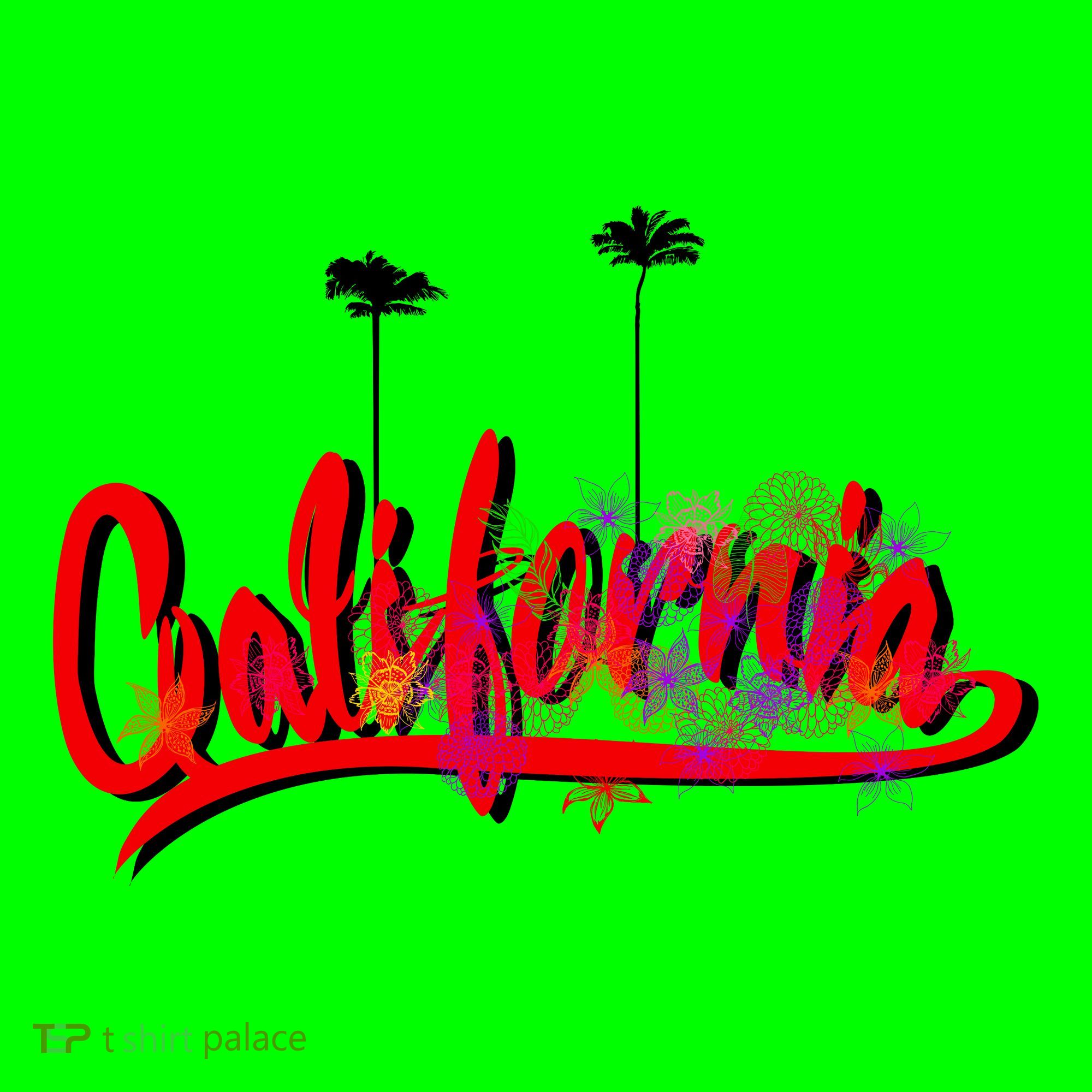 Cool California Script Logo T-Shirt