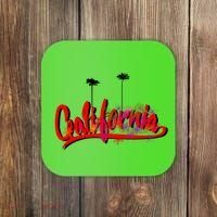 Cool California Script Logo Coaster thumb 0