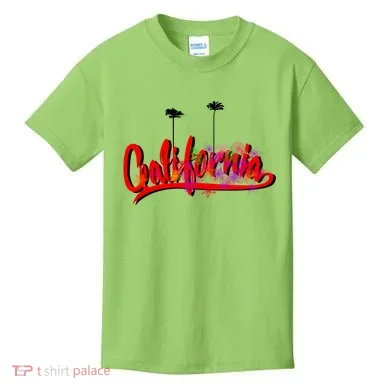 Cool California Script Logo Kids T-Shirt