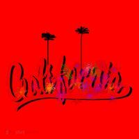Cool California Script Logo Santa Hat thumb 1