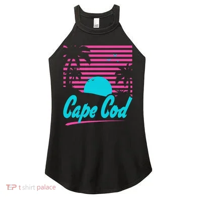 Cape Cod Sunset Women's Perfect Tri Rocker Tank
