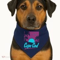 Cape Cod Sunset USA-Made Doggie Bandana thumb 1