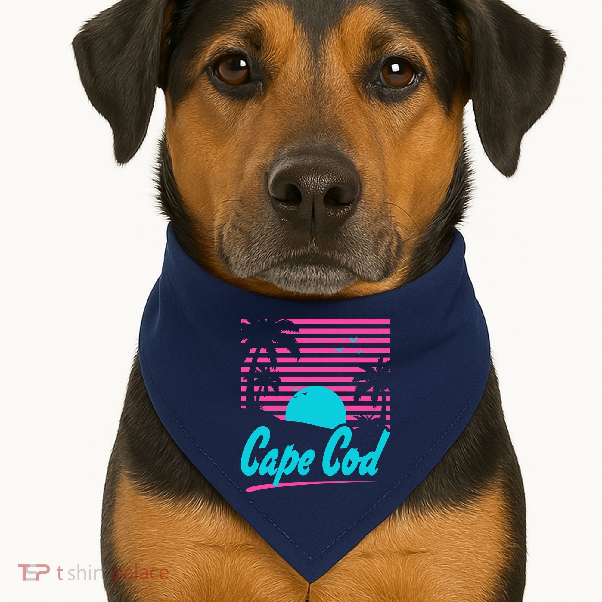 Cape Cod Sunset USA-Made Doggie Bandana