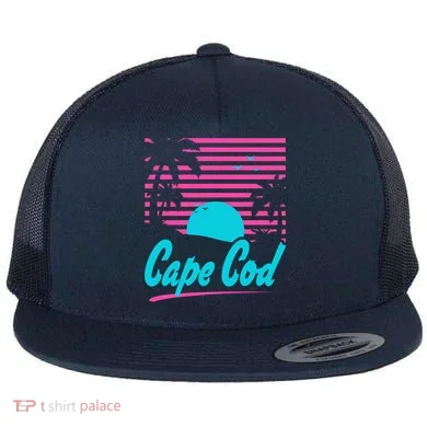 Cape Cod Sunset Flat Bill Trucker Hat