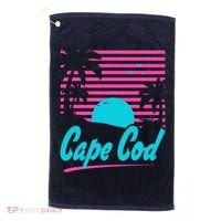 Cape Cod Sunset Golf Towel thumb 0