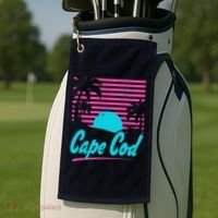 Cape Cod Sunset Golf Towel thumb 2