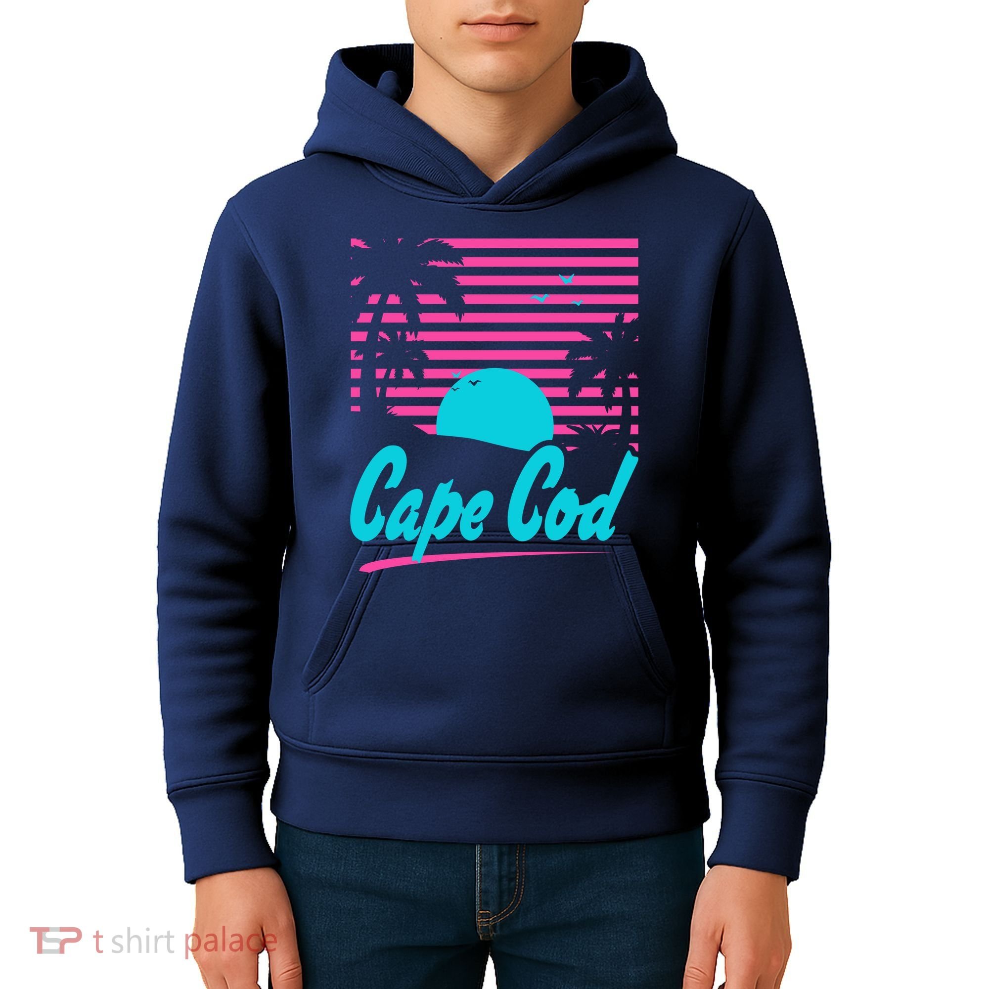 Cape Cod Sunset Kids Hoodie
