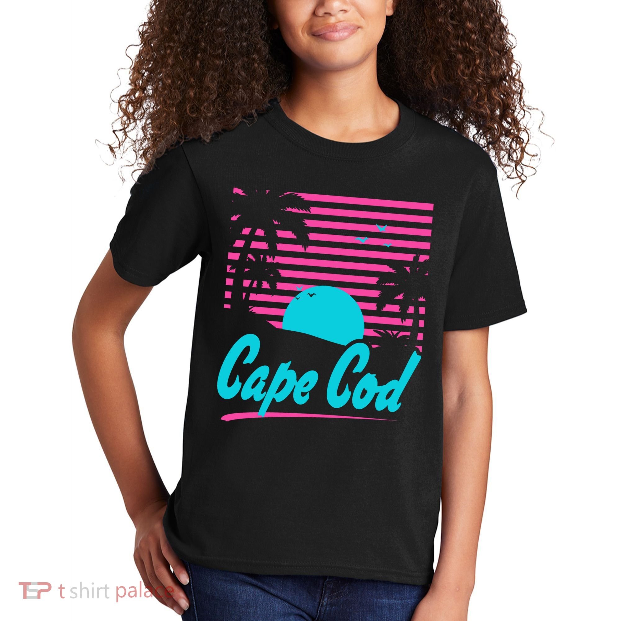 Cape Cod Sunset Kids T-Shirt