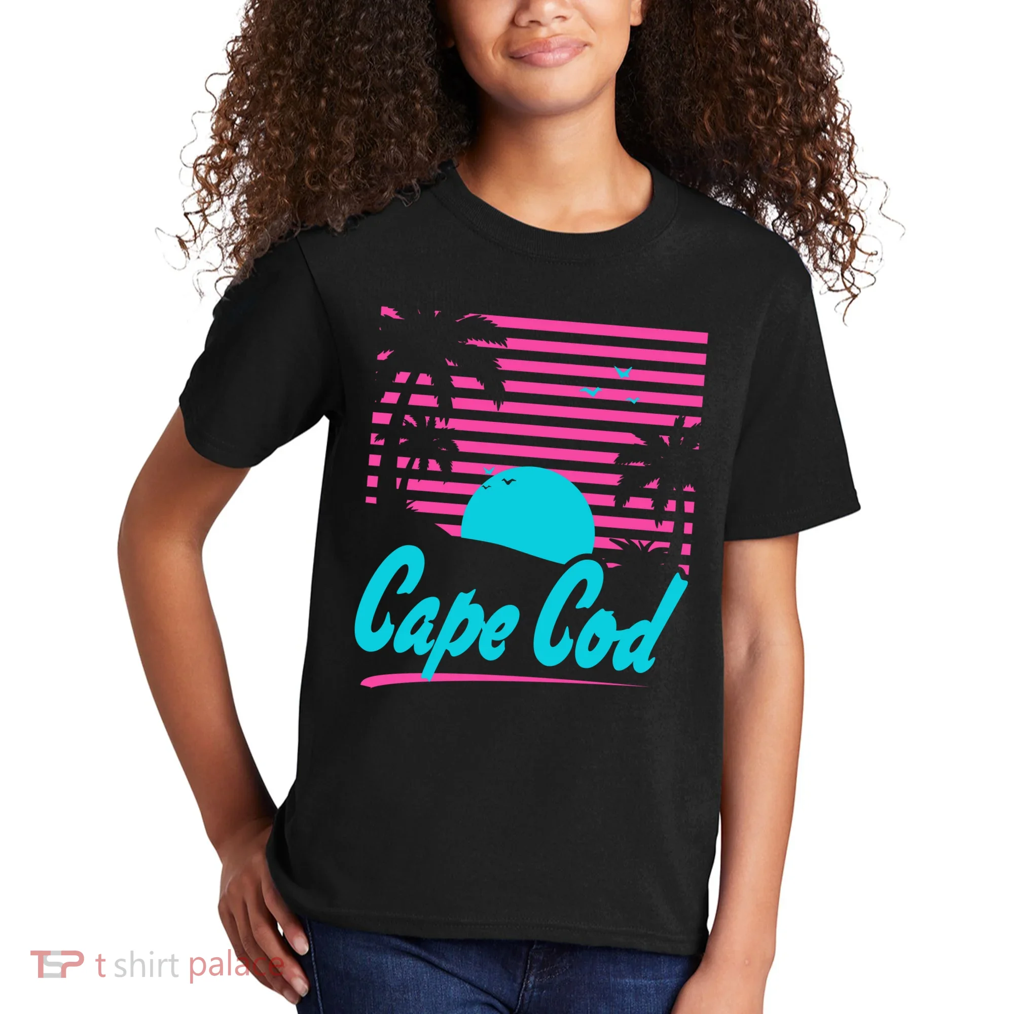 Cape Cod Sunset Kids T-Shirt